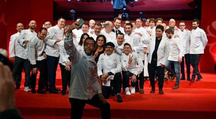Quique Dacosta y otros chefs galardonados con Estrellas Michelín. Foto Guía Michelín
