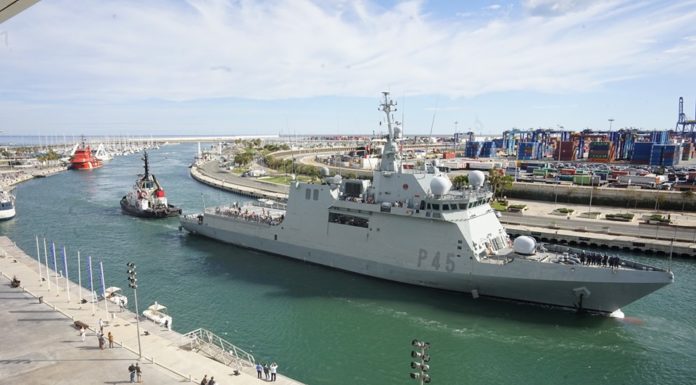 El buque Audaz de la Armada Española puede visitarse en Valencia