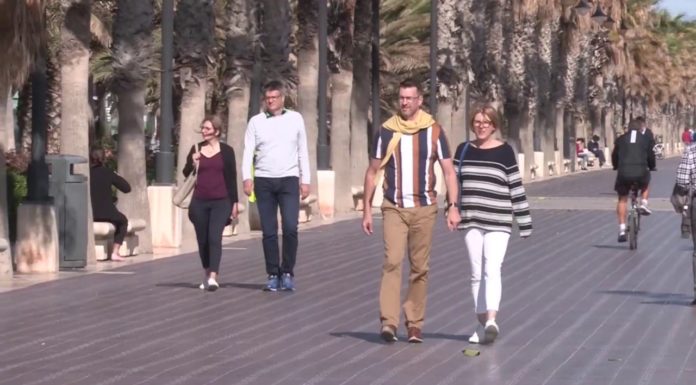 Pluges vespertines i descens de les temperatures