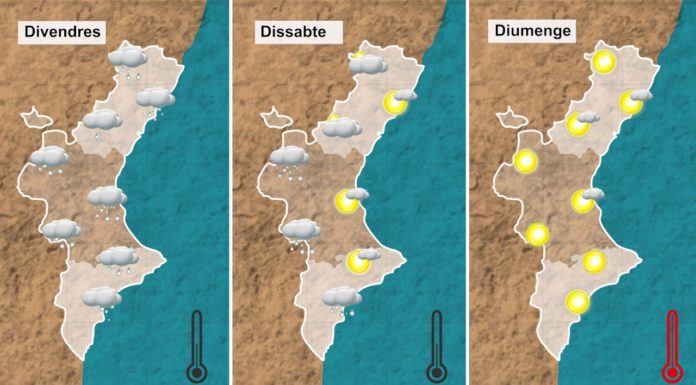 Núvols que amenacen pluja