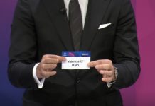 Sorteo de los octavos de la Champions League.