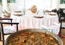 Imagen de la paella de Finca Maravisa