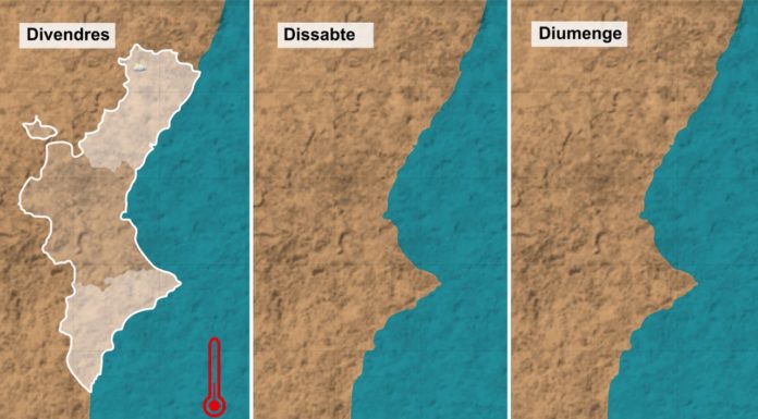 Más frío, viento y probabilidad de nieve en la Comunitat