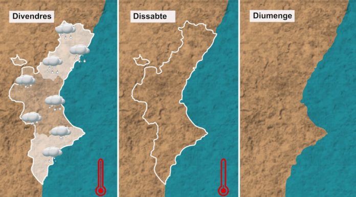 Arriba la pluja que ens acompanyarà fins al dissabte