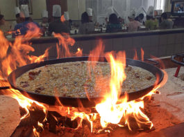 Imagen de paella a leña del restaurante Levante, Benissanó