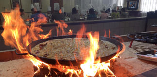 Imagen de paella a leña del restaurante Levante, Benissanó