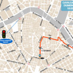 Plano recorrido y cortes de tráfico de la Cabalgata de Reyes de Valencia