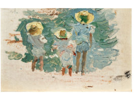 Obra de la colección 'Cazando impresiones' de Joaquín Sorolla.
