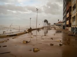 la borrasca gloria destroza la costa mediterránea e inunda los paseos marítimos de Valencia, Jávea, Denia, Calpe y Moncófar