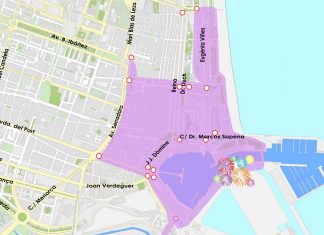 Valencia se cierra al tráfico por el arranque de Fallas: consulta horarios y calles cortadas