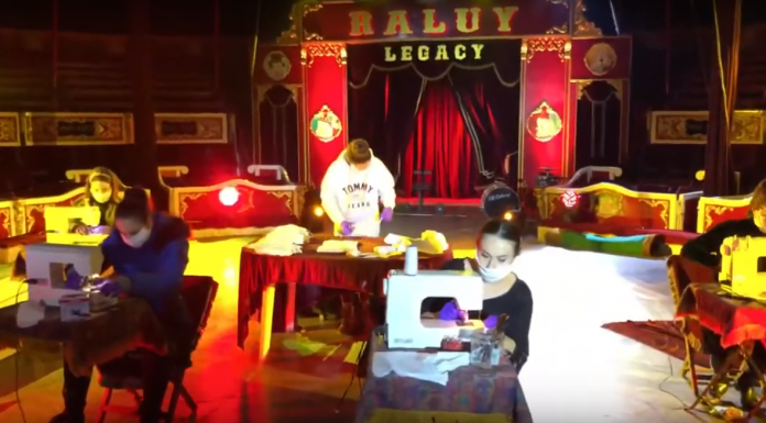 El Circo Raluy Legacy se vuelca en hacer mascarillas El Circo Raluy Legacy se vuelca en hacer mascarillas