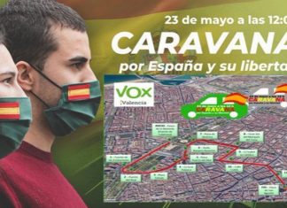 recorrido manifestacion valencia Vox