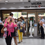 Así ha sido la emocionada reapertura de El Corte Inglés en Valencia