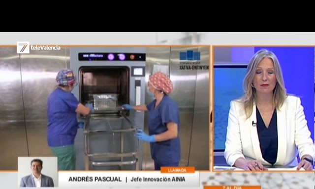 Ainia desarrolla un protocolo para la desinfección y reutilización de mascarillas FFP2 y FFP3