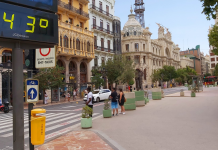 Las 30 localidades con las temperaturas más altas de la Comunitat Valenciana