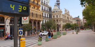 Las 30 localidades con las temperaturas más altas de la Comunitat Valenciana