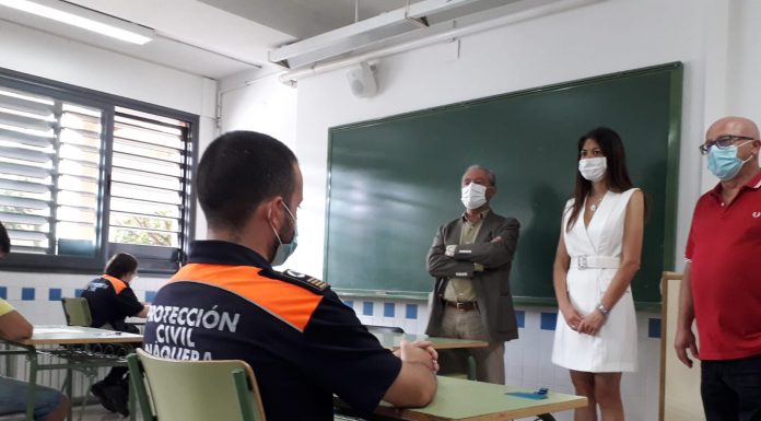 Arranca la Selectividad más inusual de la Comunitat Valenciana Imagen del simulacro de Selectividad para comprobar la efectividad de las medidas de seguridad.