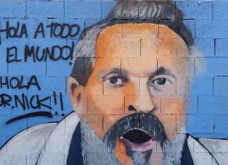 grafiti de Miguel Bosé