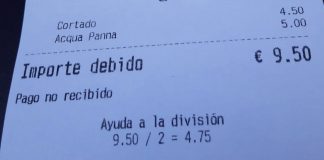 ticket de casi 10 euros