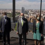 I. Galán y X. Puig junto a directivos de Iberdrola en València.