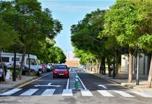 Dos calles de Valencia reducen la velocidad de circulación a 30 km/h