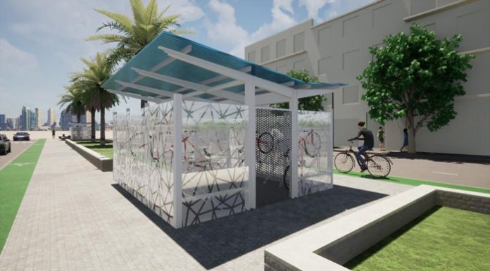 Así serán los box aparcabicis junto a las estaciones de Metrovalencia aparcabicis