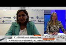 María José Catalá exige que la Real Senyera pueda bajarse el 9 d,octubre