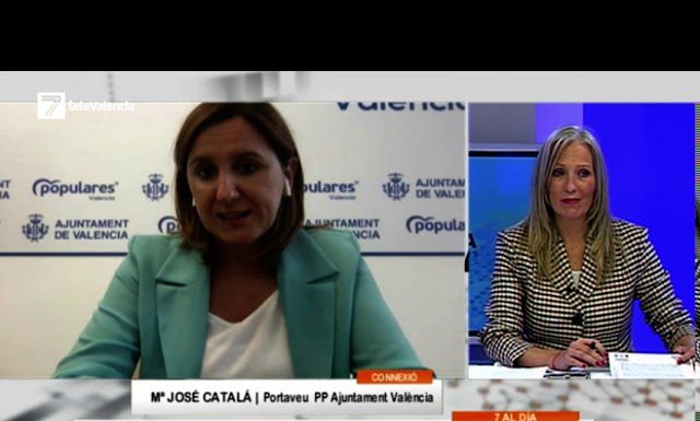 María José Catalá exige que la Real Senyera pueda bajarse el 9 d,octubre