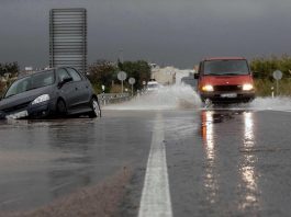 Alerta roja en Valencia por riesgo extremo del temporal