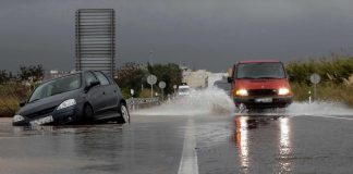 Alerta roja en Valencia por riesgo extremo del temporal