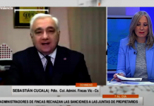 Sebastián Cucala muestra su preocupación ante las sanciones a Juntas de Propietarios