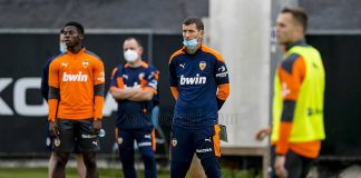 el Valencia CF contra Real Madrid
