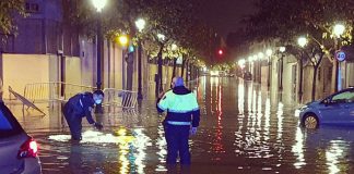 fuertes lluvias en Valencia