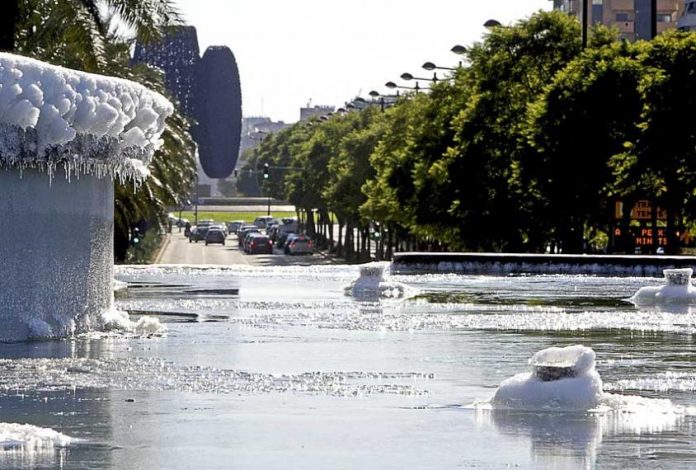 Una ola de frío llega a Valencia con desplome de temperaturas