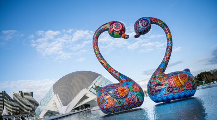 Las esculturas taiwanesas se convierten en un atractivo de la Ciutat de Les Arts estas navidades esculturas taiwanesas