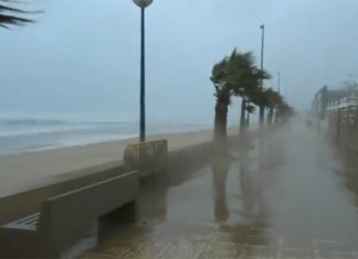 Vuelve la alerta máxima amarilla por fuertes rachas de viento