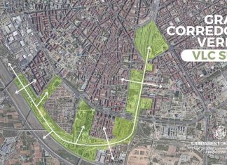 Un corredor verde conectará el centro de Valencia con los barrios del sur