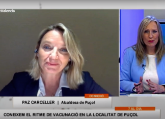 Paz Carceller: “El ritmo de vacunación en Puçol va con importante retraso”