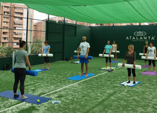 Los gimnasios de Valencia se reinventan y montan sus instalaciones al aire libre