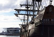 El Galeón Andalucía abre sus cubiertas al público todo el mes de marzo en el puerto de Valencia Galeón Andalucía