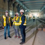 Dos túneles subterráneos conectarán tres paradas de Metrovalencia