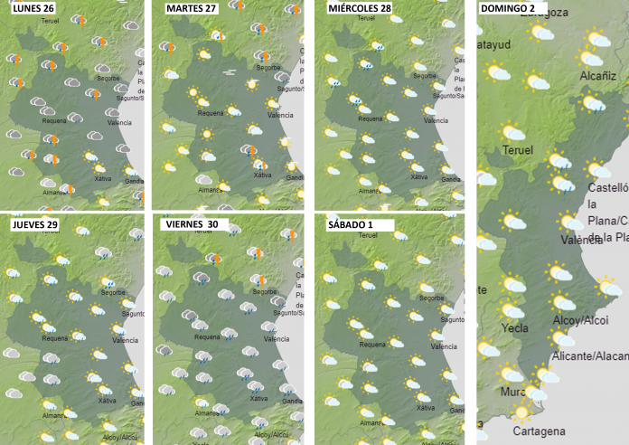 Consulta el tiempo de esta semana en Valencia