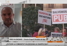 Pere Valenciano: "Toca ser justos con los sectores que más han sufrido"