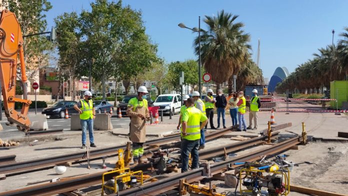 obras de la futura Línea 10