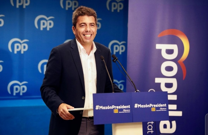 Mazón se presenta como candidato a presidir el PPCV con el apoyo de Génova