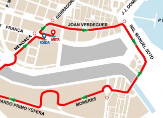 Calles cortadas en Valencia este domingo por una carrera