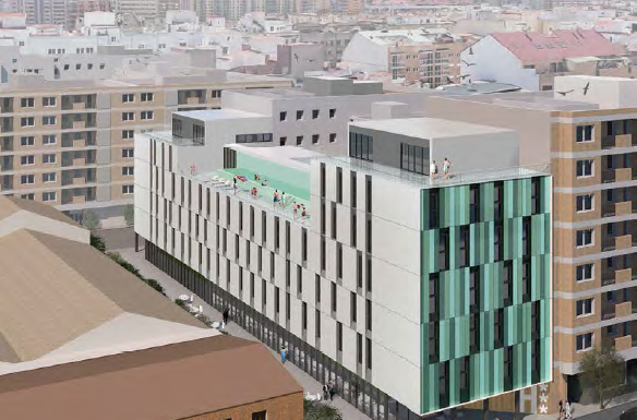 Valencia tendrá un nuevo hotel de lujo con 'rooftop' y piscina exterior