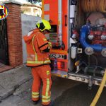 Un incendio en San Marcelino deja cuatro heridos, dos de ellos menores