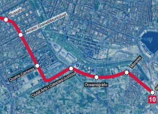 La Línea 10 de Metrovalencia prepara su próxima apertura