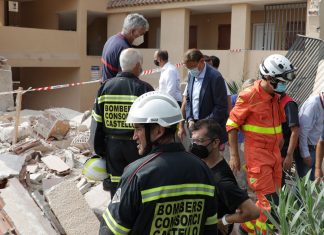 La Generalitat realojará a los afectados por el derrumbe en Peñíscola